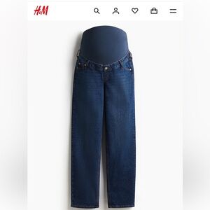 H&M Mama Straight Jeans